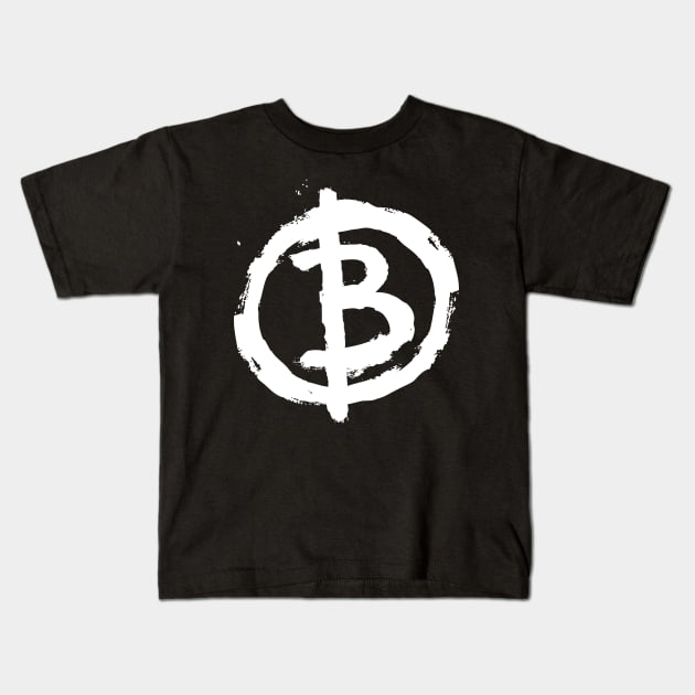 Bitcoin Anarchist Kids T-Shirt by Artpunk101